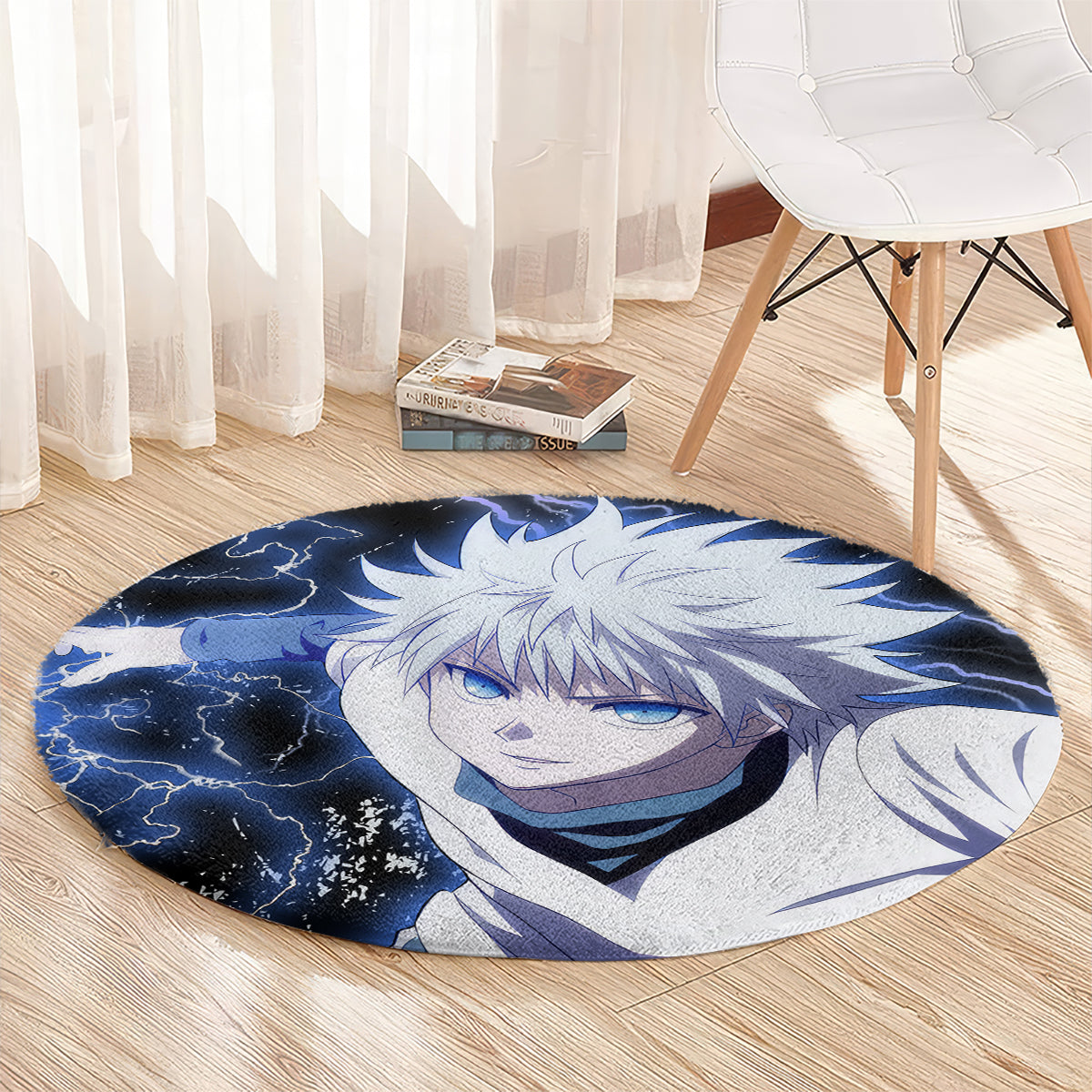Killua Zoldyck Round Carpet