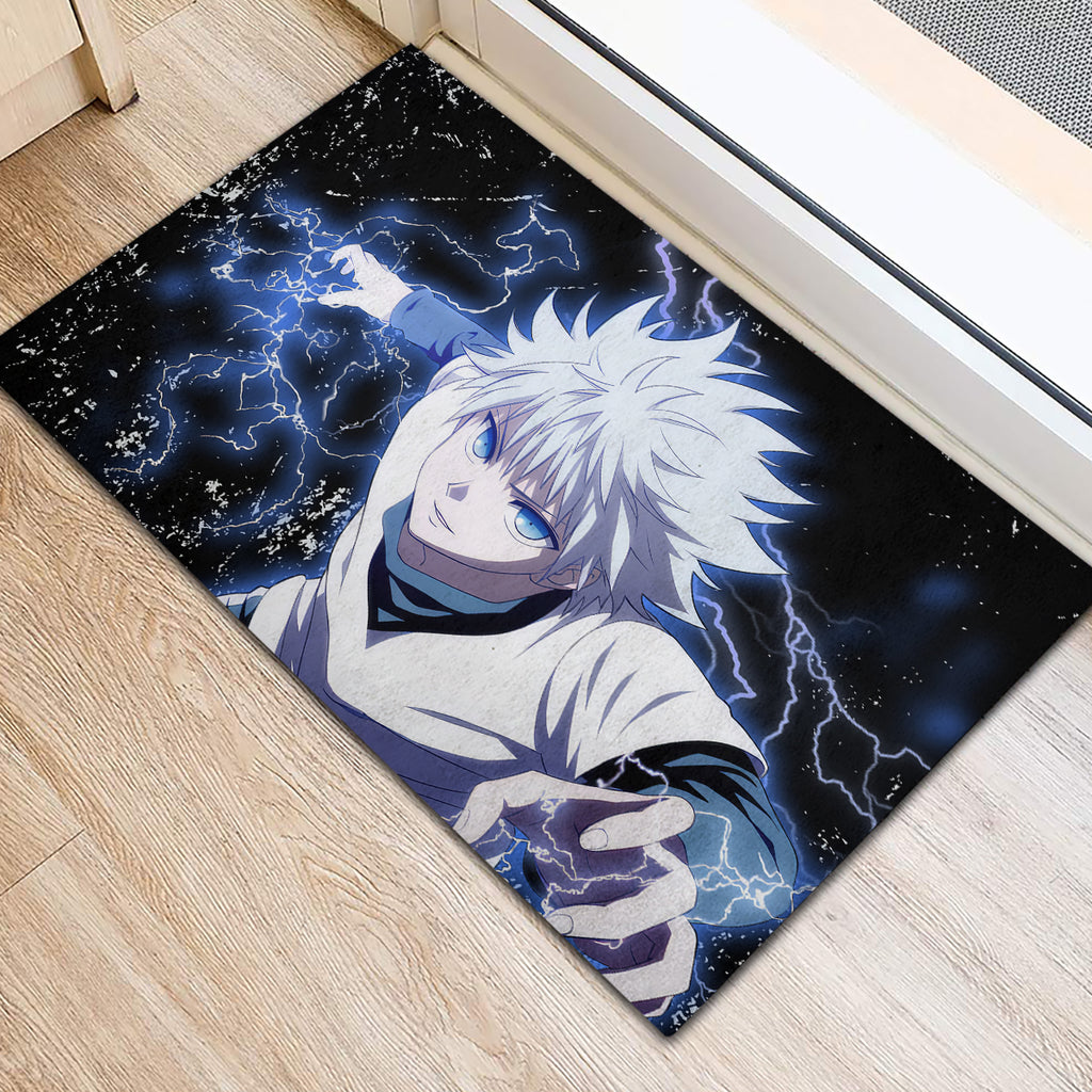 Killua Zoldyck Rubber Doormat