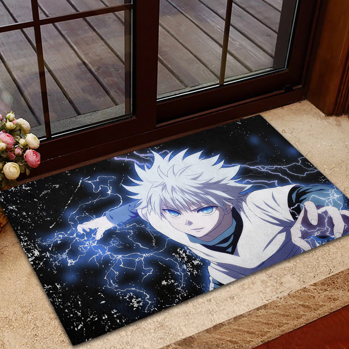 Killua Zoldyck Rubber Doormat