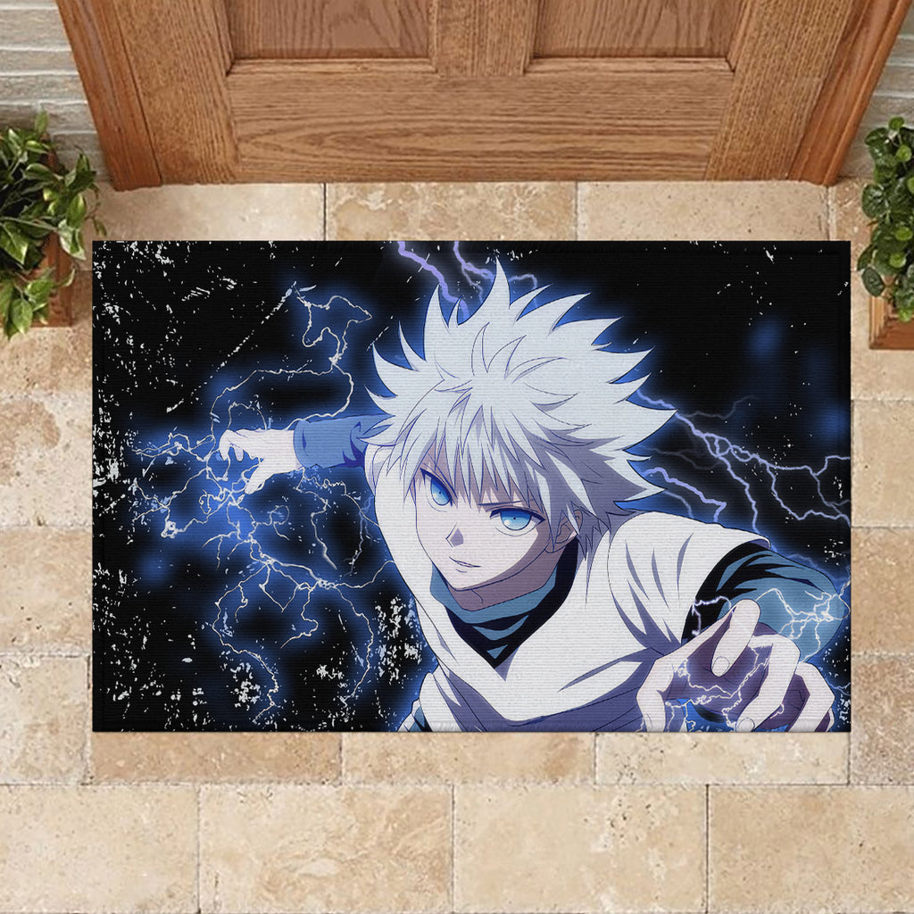 Killua Zoldyck Rubber Doormat
