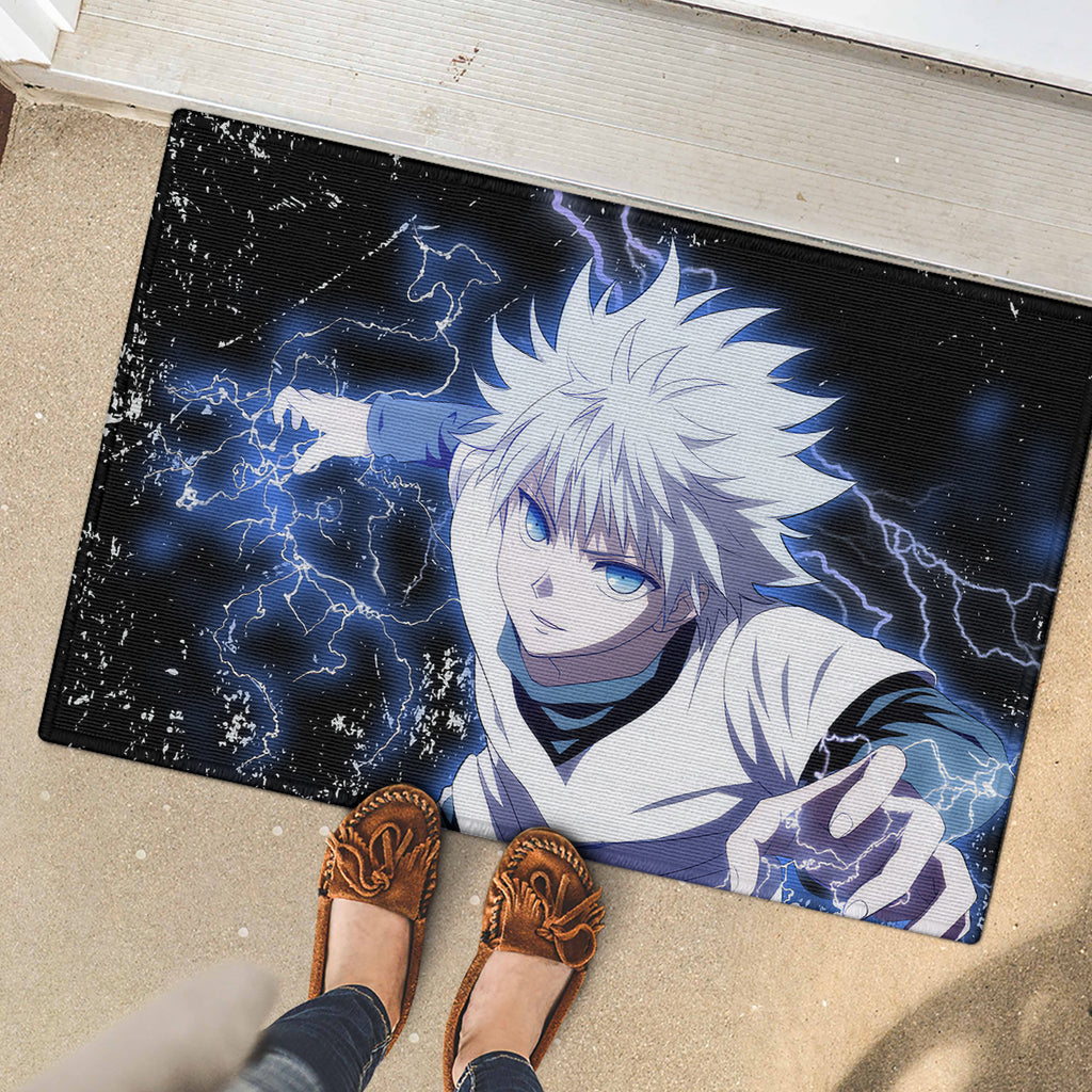 Killua Zoldyck Rubber Doormat