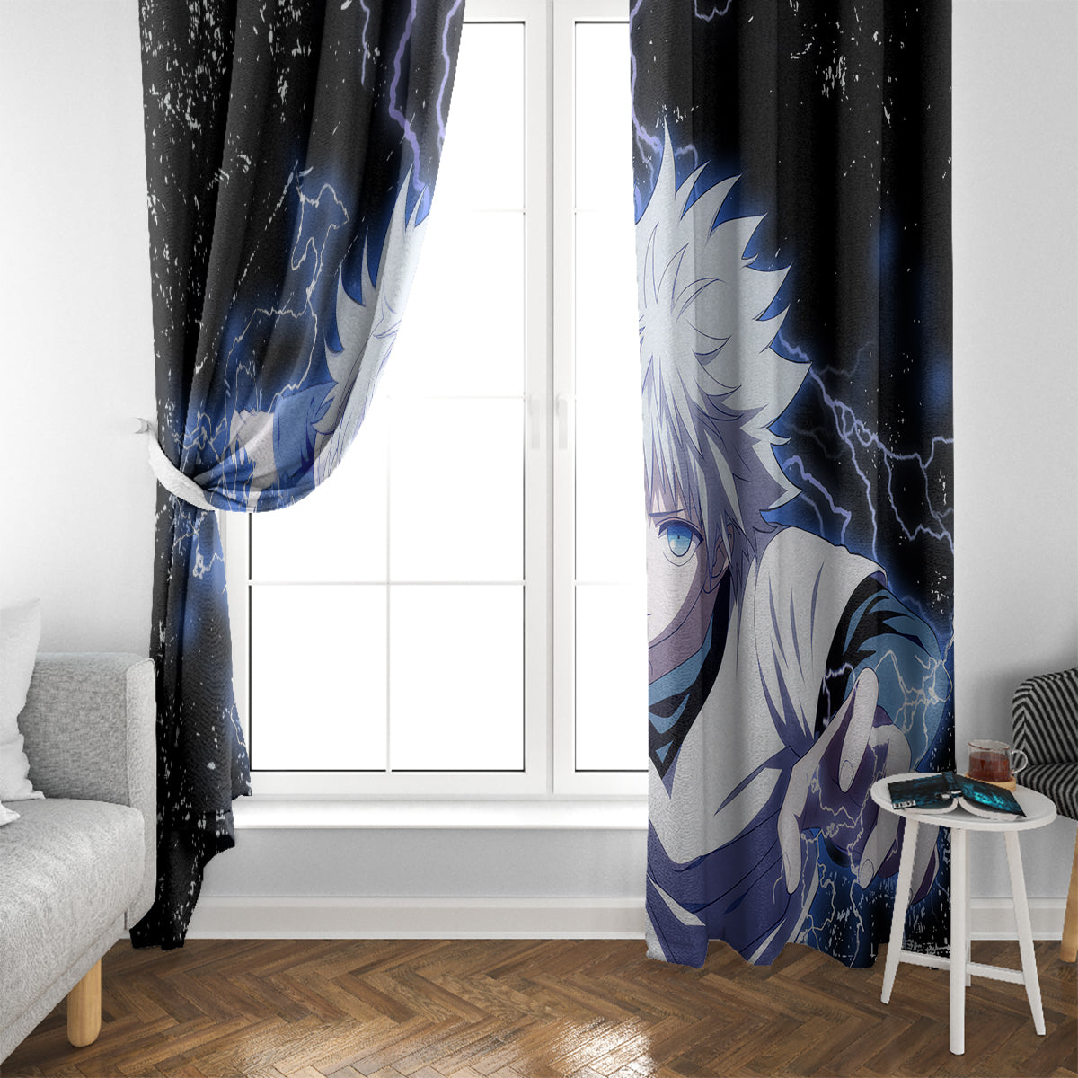 Killua Zoldyck Window Curtain