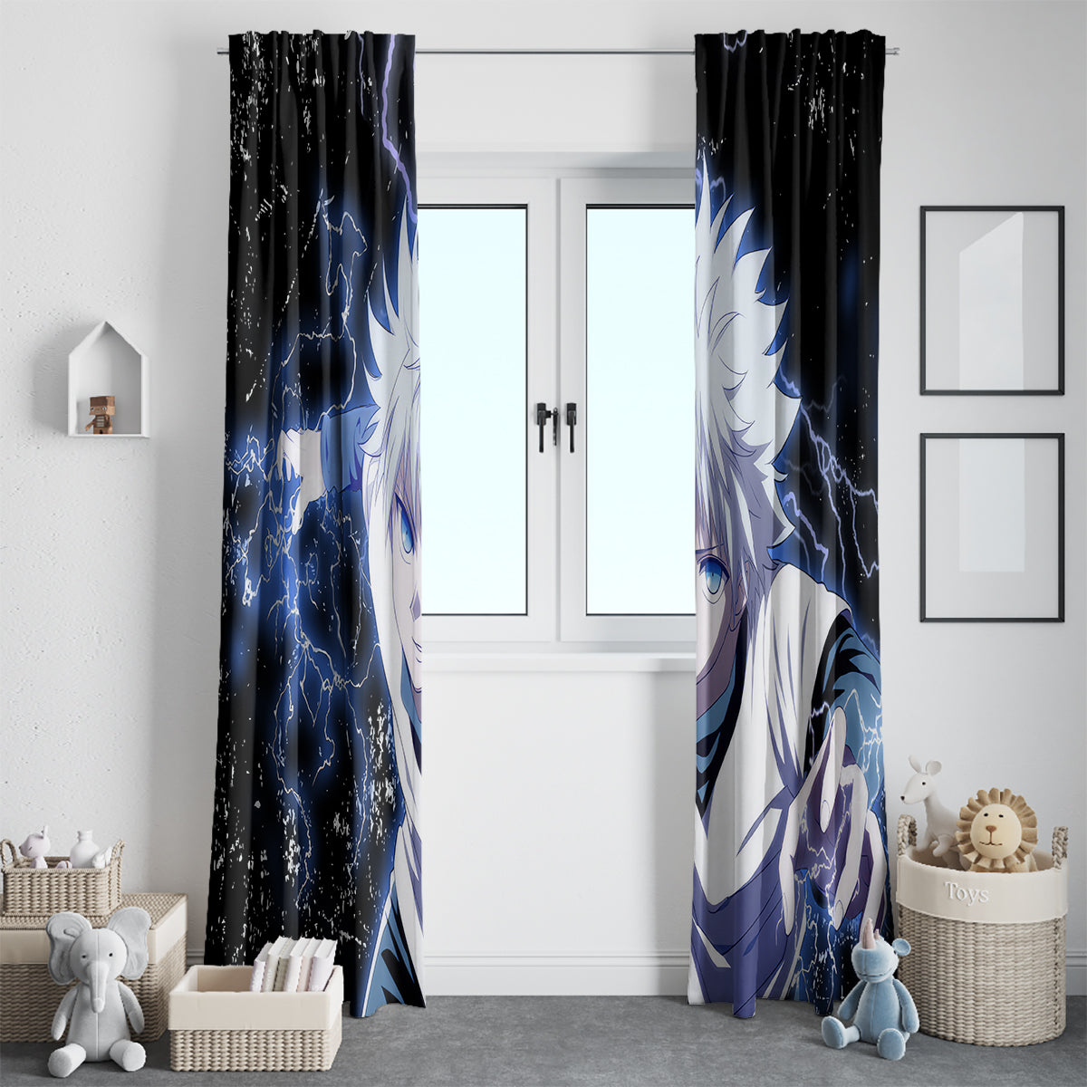 Killua Zoldyck Window Curtain