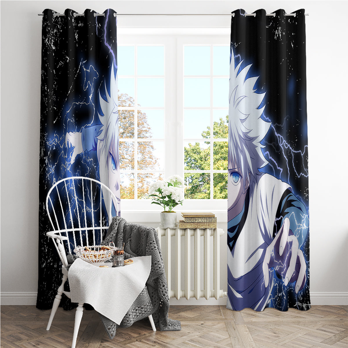 Killua Zoldyck Window Curtain