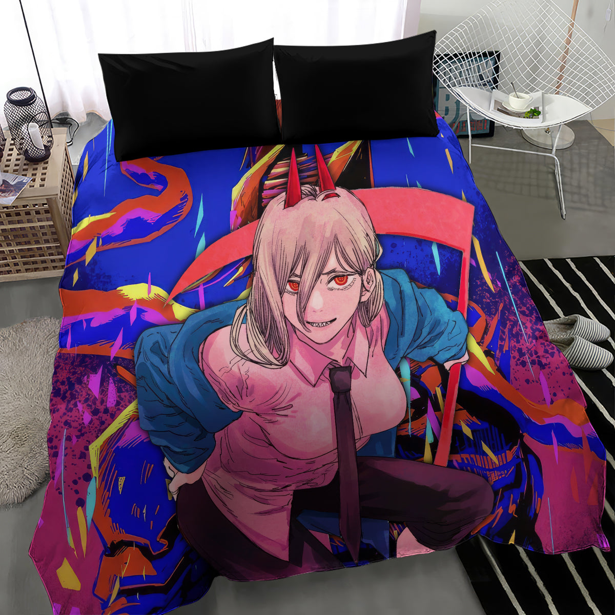 Power Chansaw Man Bedding Set