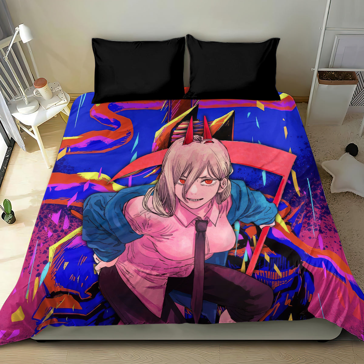 Power Chansaw Man Bedding Set