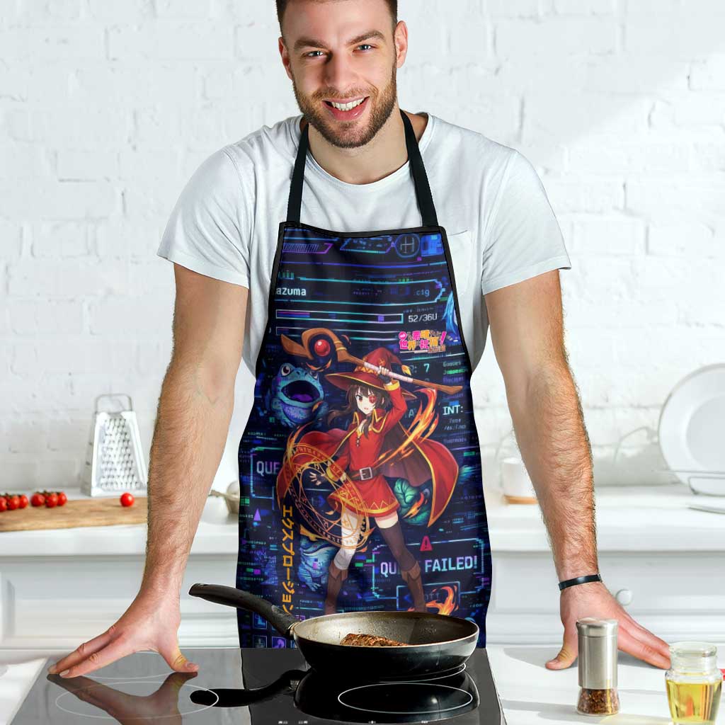Megumin Crimson Demon Apron Retro Anime RPG Interface Style