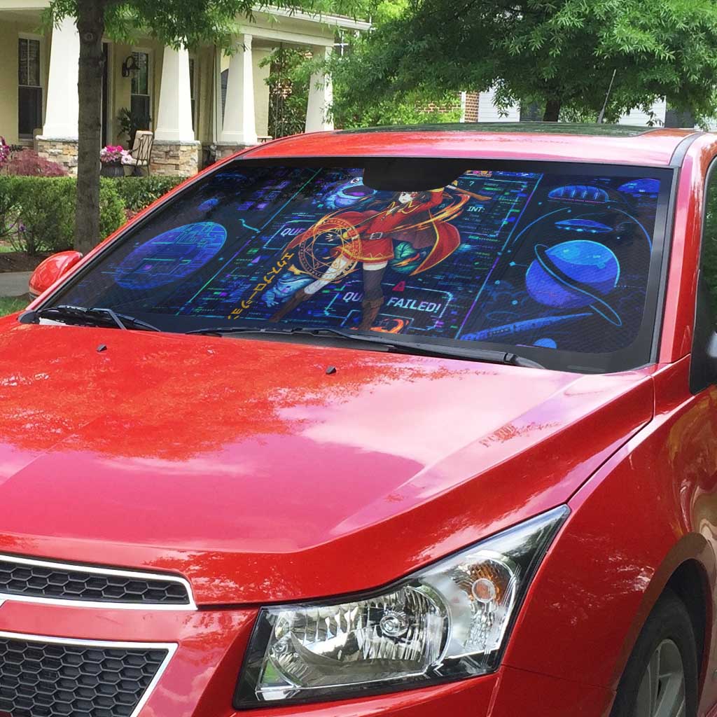 Megumin Crimson Demon Auto Sun Shade Retro Anime RPG Interface Style