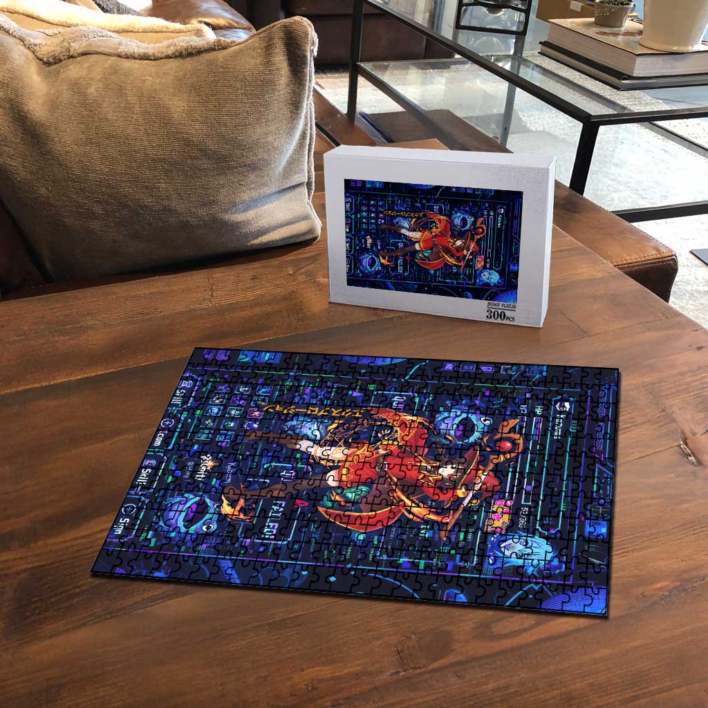 Megumin Crimson Demon Puzzle Retro Anime RPG Interface Style