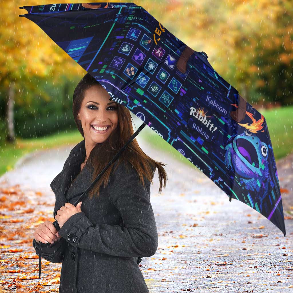 Megumin Crimson Demon Umbrella Retro Anime RPG Interface Style