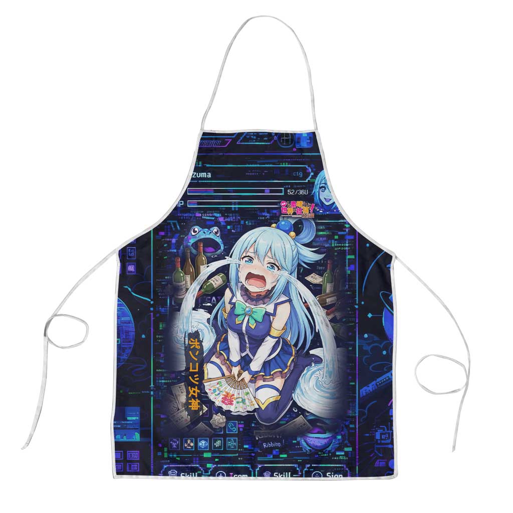 Aqua Axis Order High Priestess Apron Retro Anime RPG Interface Style