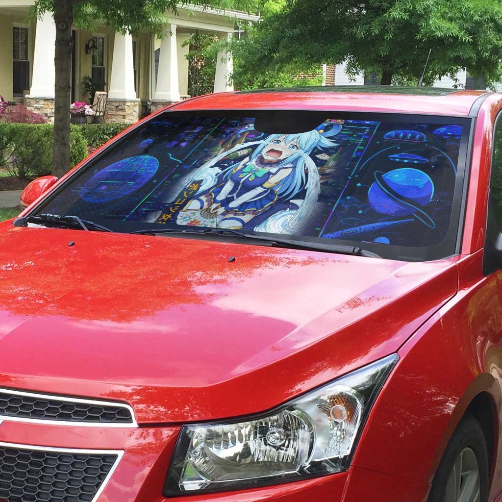 Aqua Axis Order High Priestess Auto Sun Shade Retro Anime RPG Interface Style