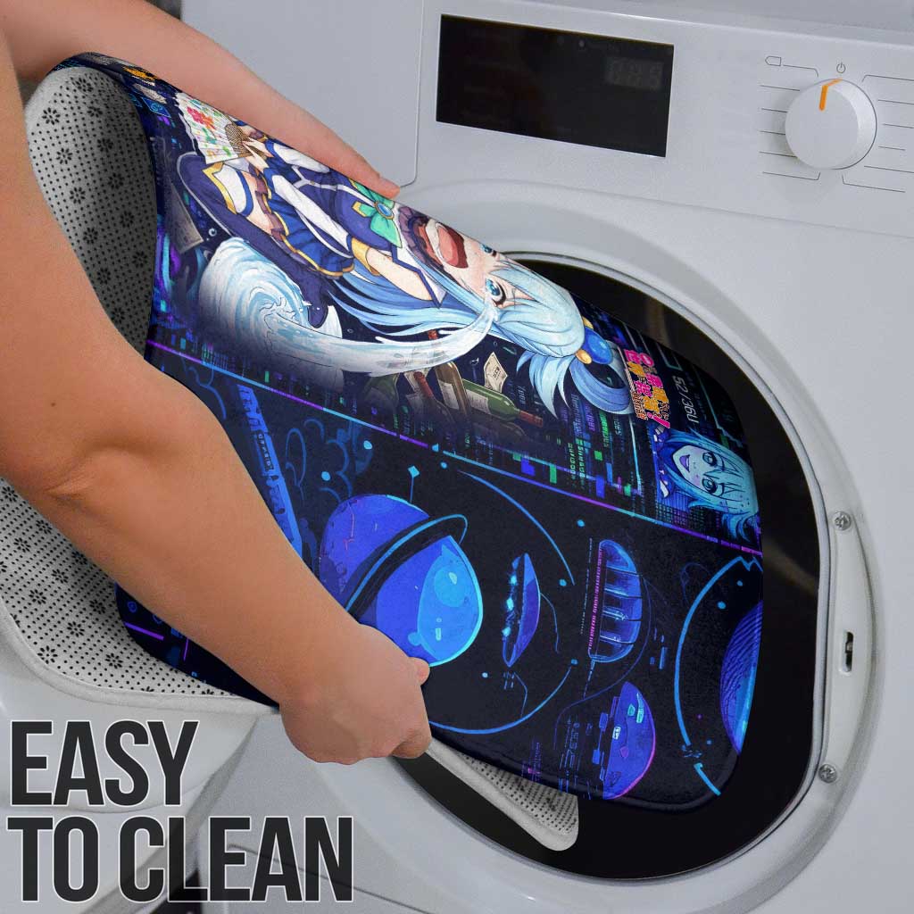 Aqua Axis Order High Priestess Bathroom Set Retro Anime RPG Interface Style