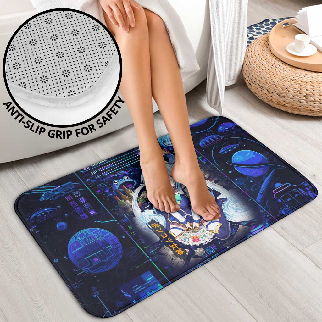 Aqua Axis Order High Priestess Bathroom Set Retro Anime RPG Interface Style