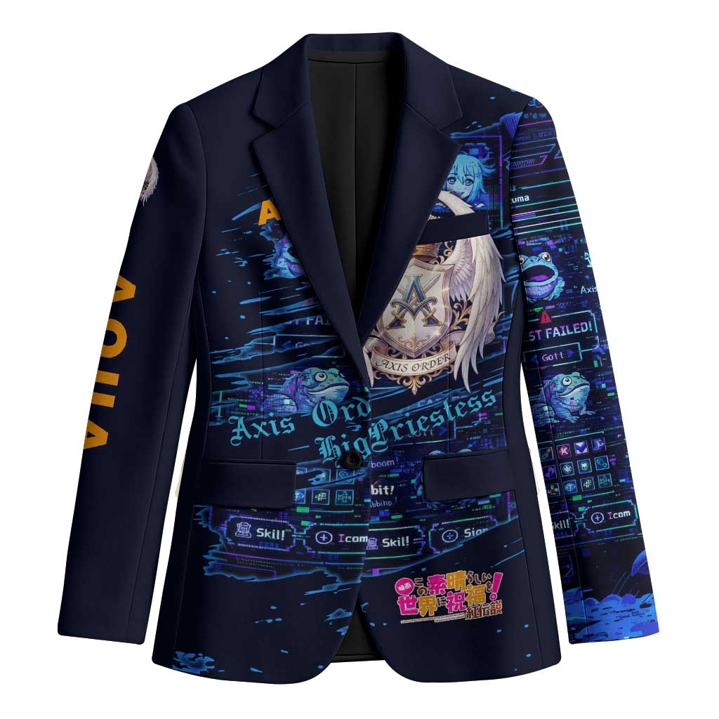 Aqua Axis Order High Priestess Blazer Retro Anime RPG Interface Style