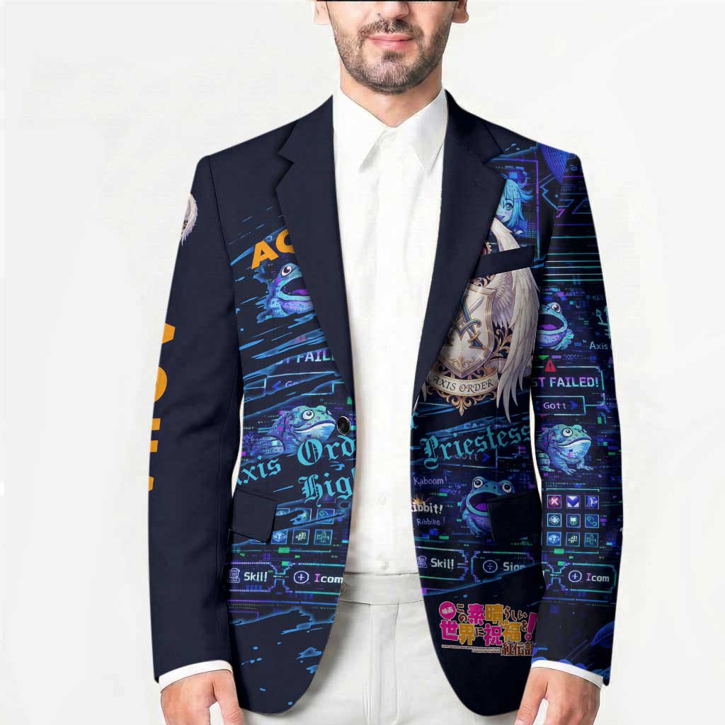 Aqua Axis Order High Priestess Blazer Retro Anime RPG Interface Style