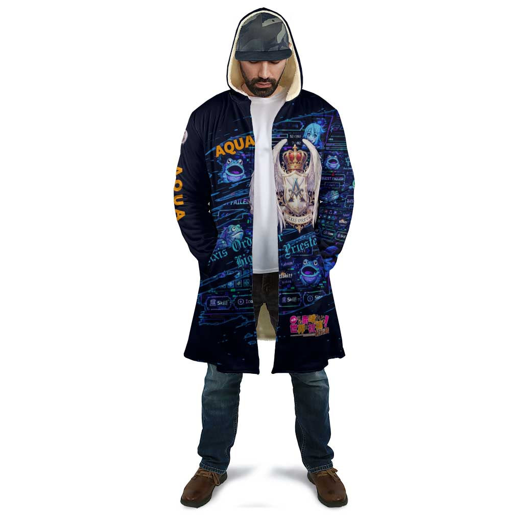 Aqua Axis Order High Priestess Cloak Retro Anime RPG Interface Style