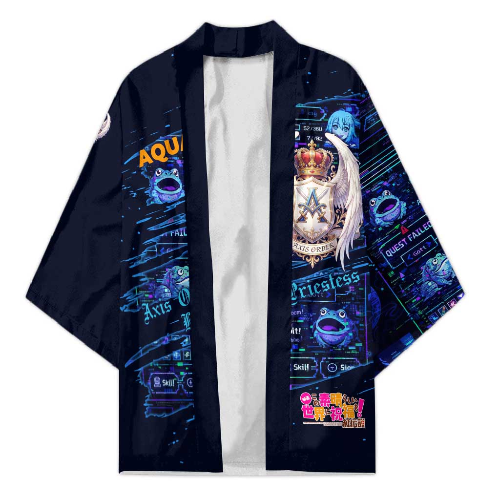 Aqua Axis Order High Priestess Kimono Retro Anime RPG Interface Style