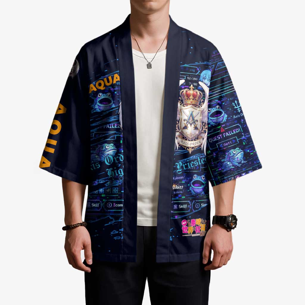 Aqua Axis Order High Priestess Kimono Retro Anime RPG Interface Style