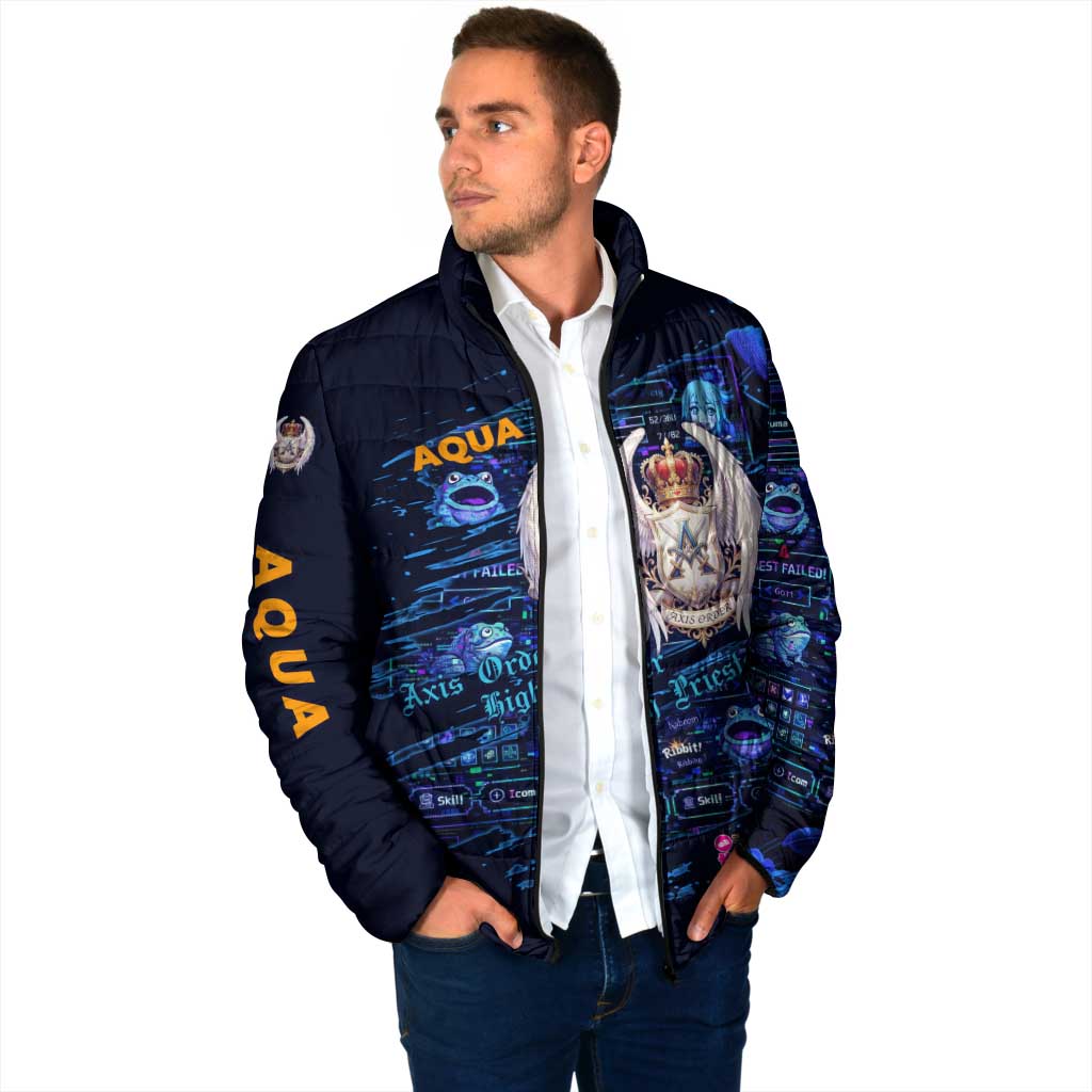 Aqua Axis Order High Priestess Padded Jacket Retro Anime RPG Interface Style