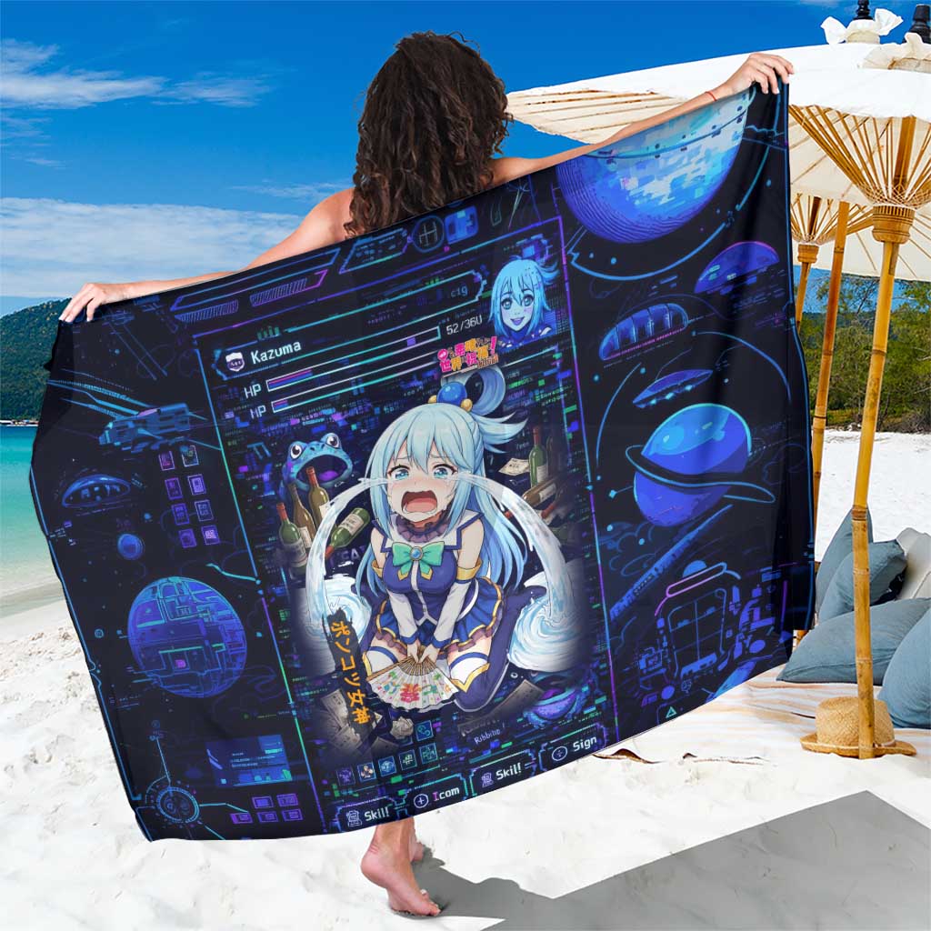 Aqua Axis Order High Priestess Sarong Retro Anime RPG Interface Style