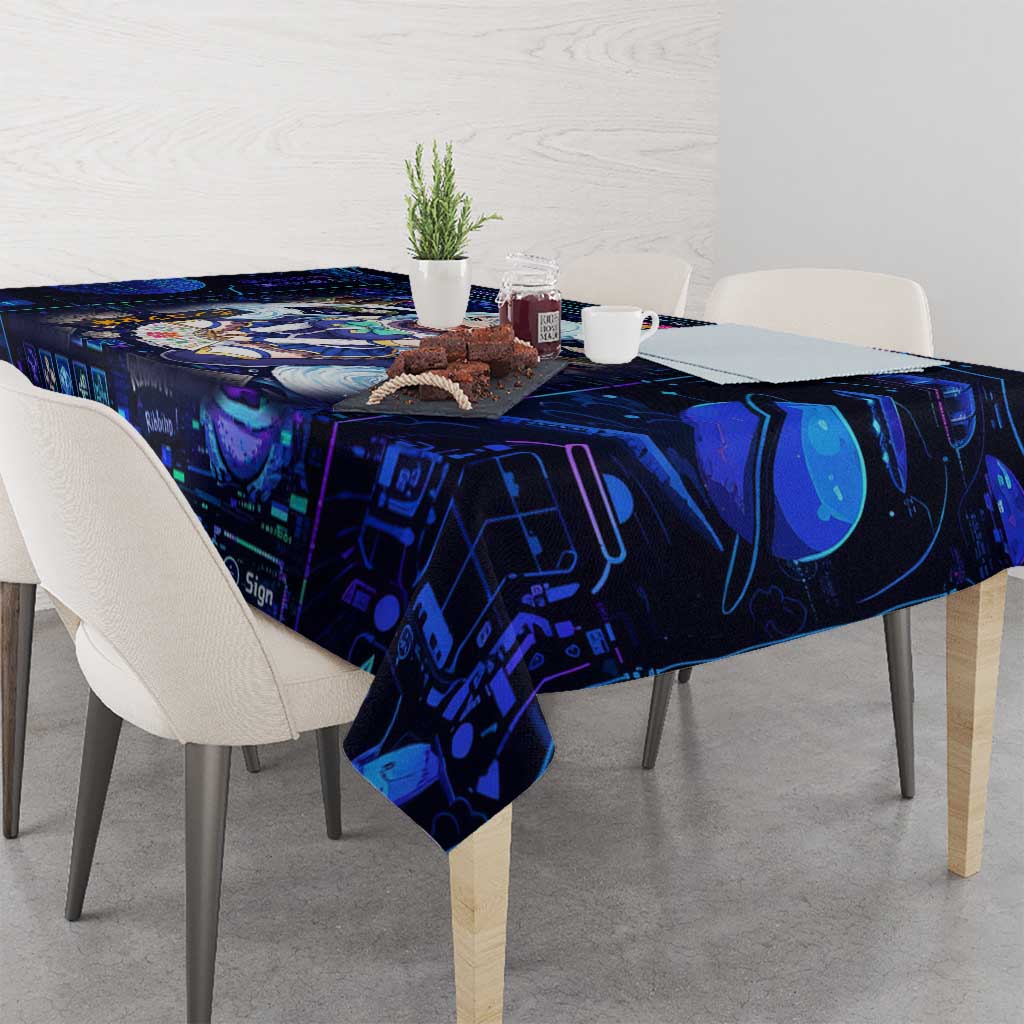Aqua Axis Order High Priestess Tablecloth Retro Anime RPG Interface Style