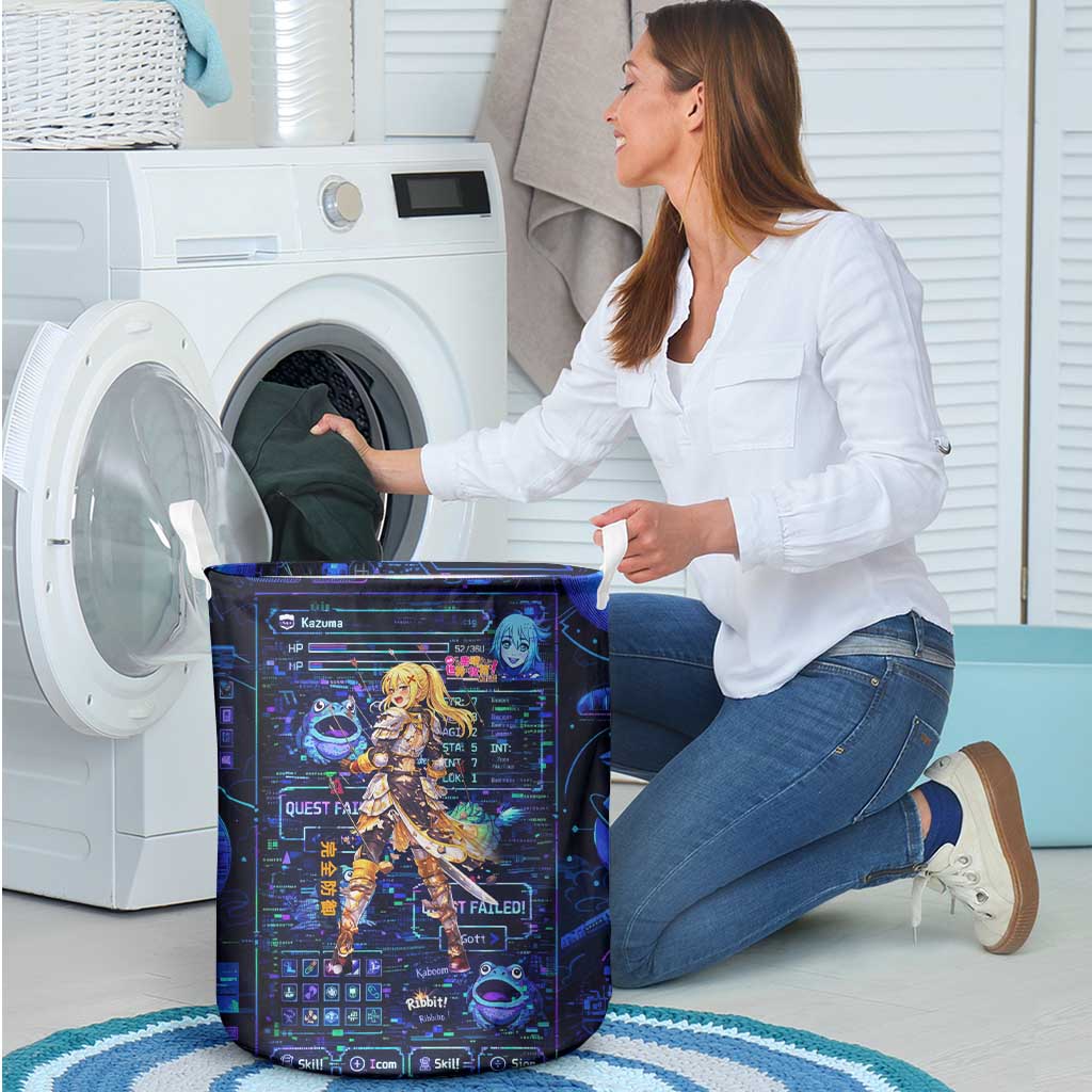 Darkness Lalatina Laundry Basket Retro Anime RPG Interface Style