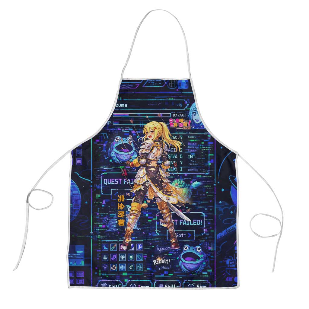 Darkness Lalatina Apron Retro Anime RPG Interface Style