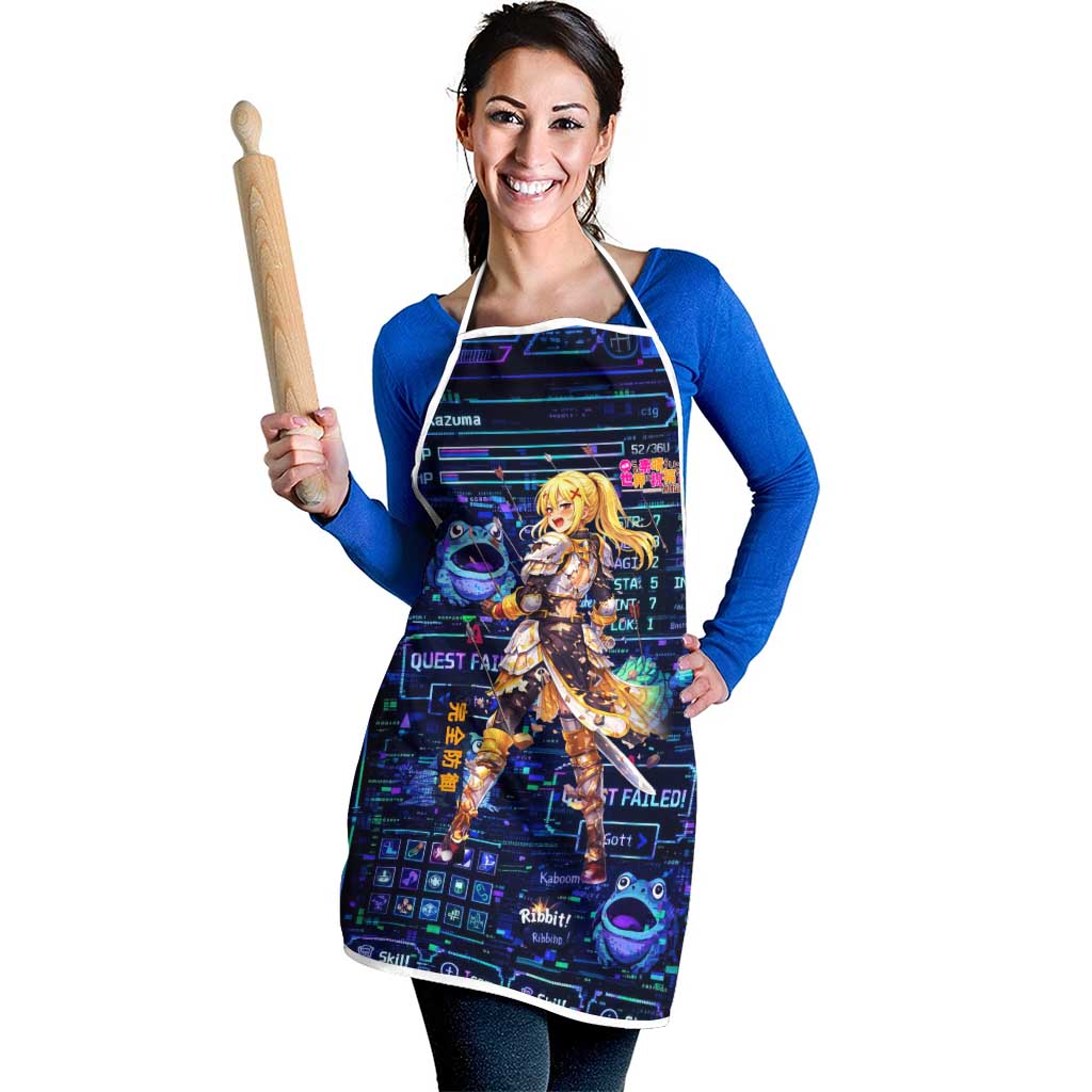 Darkness Lalatina Apron Retro Anime RPG Interface Style