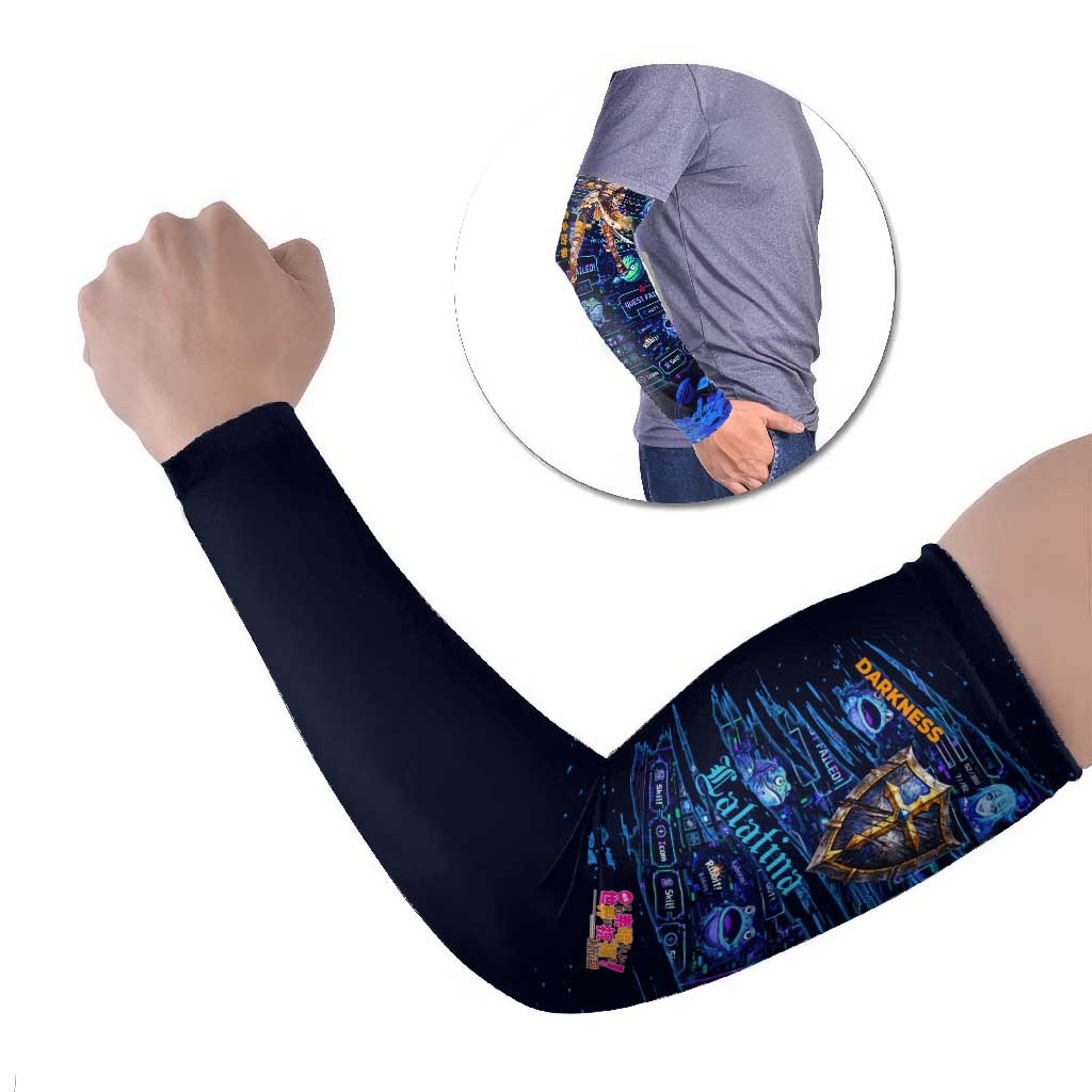 Darkness Lalatina Arm Sleeves Retro Anime RPG Interface Style