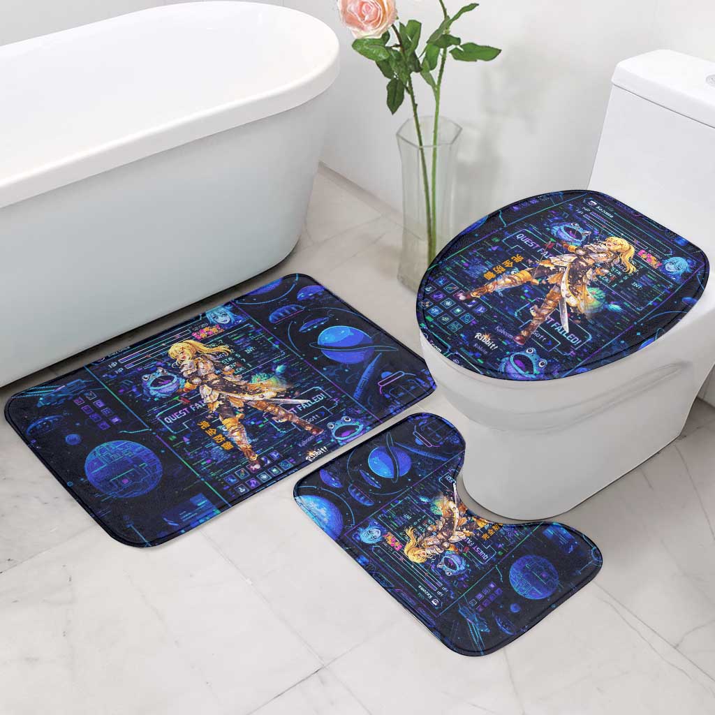 Darkness Lalatina Bathroom Set Retro Anime RPG Interface Style