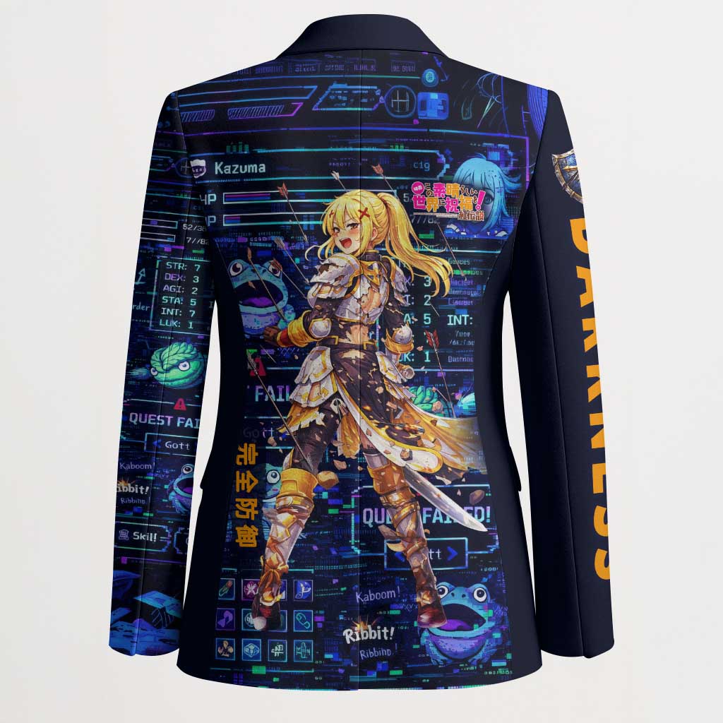 Darkness Lalatina Blazer Retro Anime RPG Interface Style