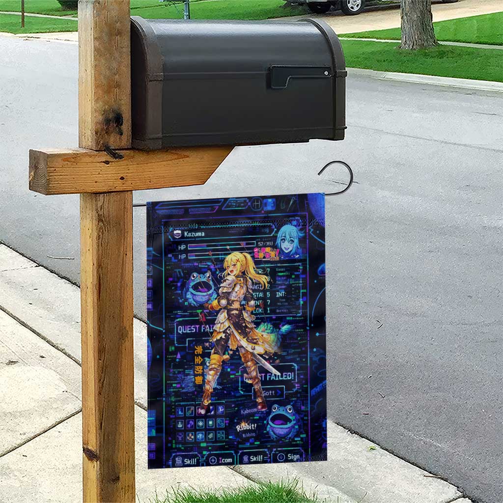 Darkness Lalatina Garden Flag Retro Anime RPG Interface Style