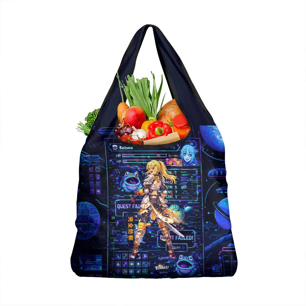 Darkness Lalatina Grocery Bag Retro Anime RPG Interface Style
