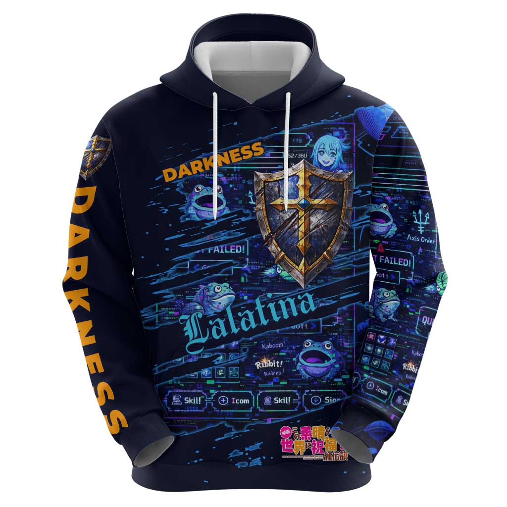Darkness Lalatina Hoodie Retro Anime RPG Interface Style