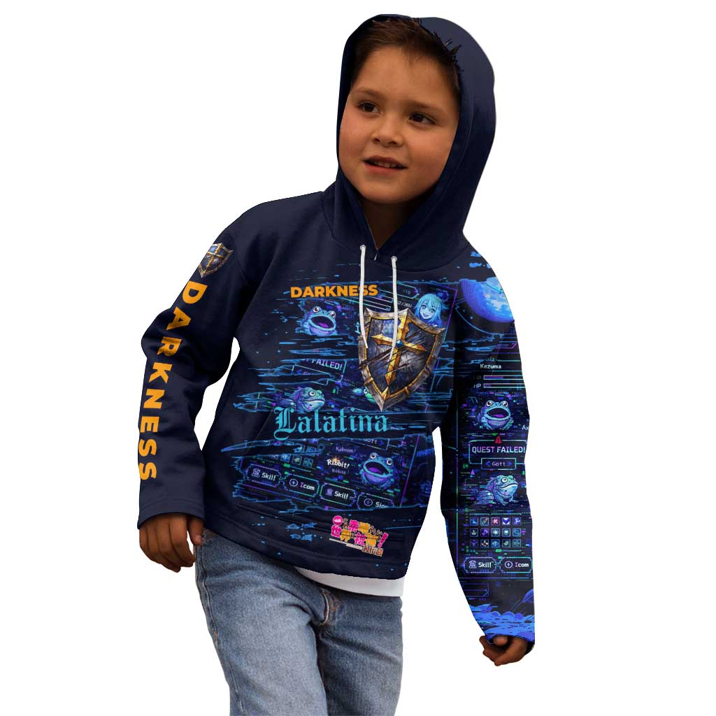 Darkness Lalatina Kid Hoodie Retro Anime RPG Interface Style