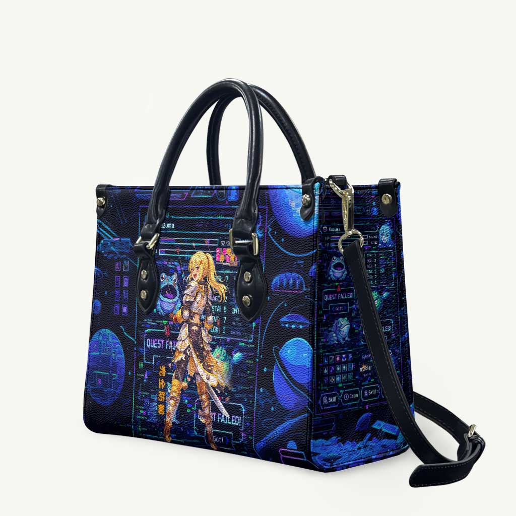 Darkness Lalatina Leather Bag Retro Anime RPG Interface Style