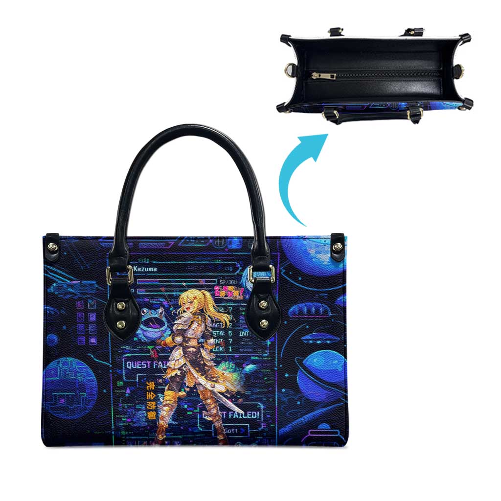 Darkness Lalatina Leather Bag Retro Anime RPG Interface Style
