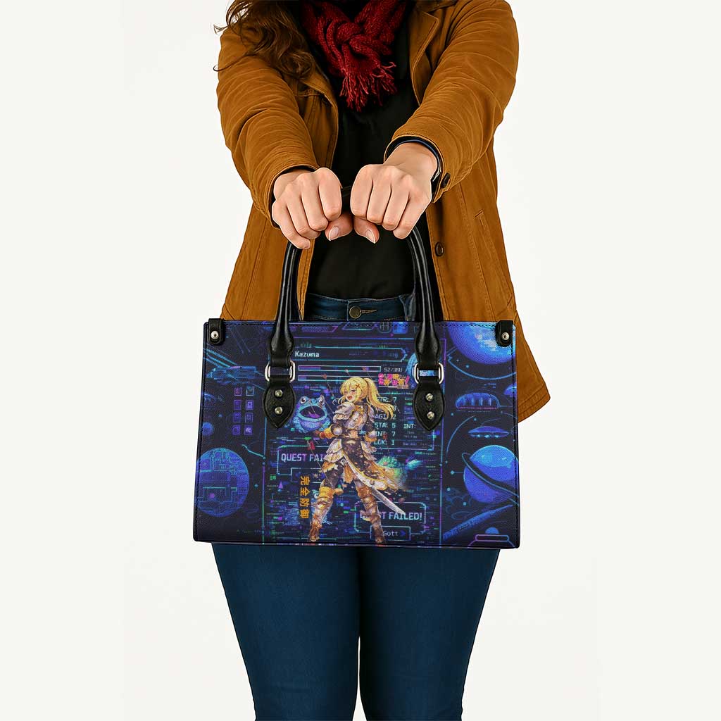Darkness Lalatina Leather Bag Retro Anime RPG Interface Style