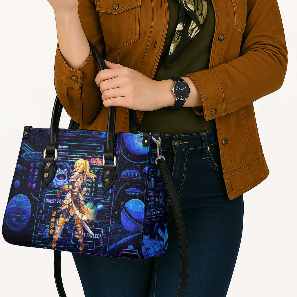 Darkness Lalatina Leather Bag Retro Anime RPG Interface Style