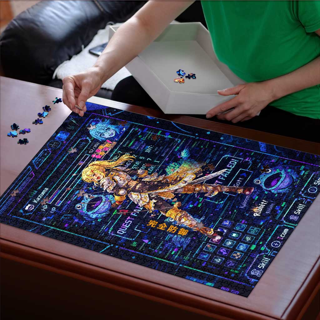 Darkness Lalatina Puzzle Retro Anime RPG Interface Style
