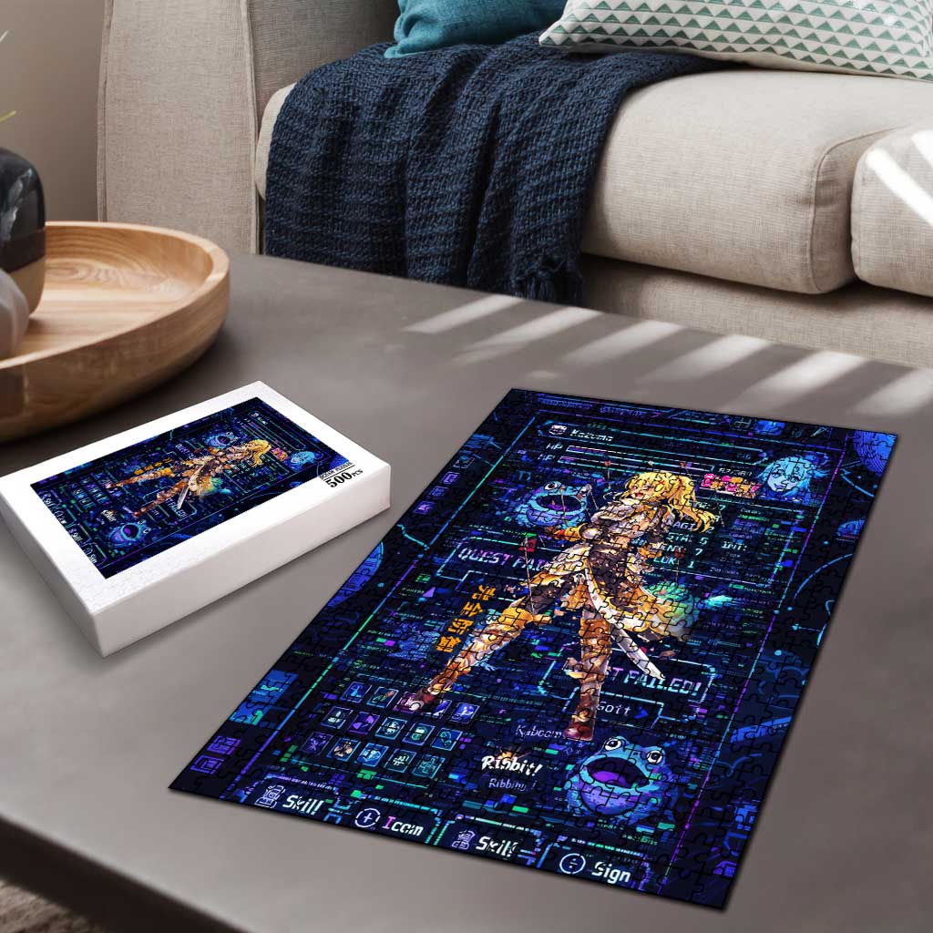 Darkness Lalatina Puzzle Retro Anime RPG Interface Style