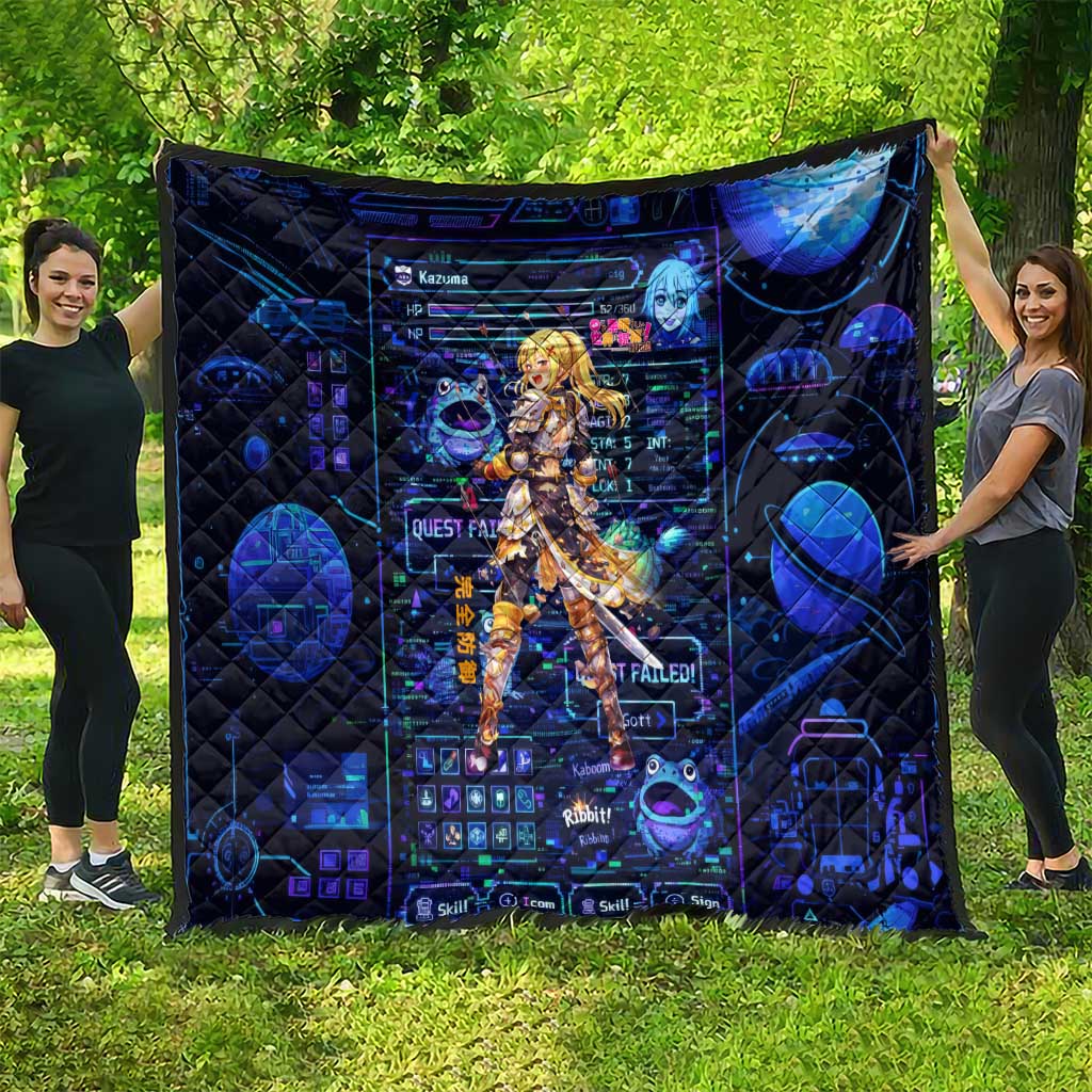 Darkness Lalatina Quilt Retro Anime RPG Interface Style