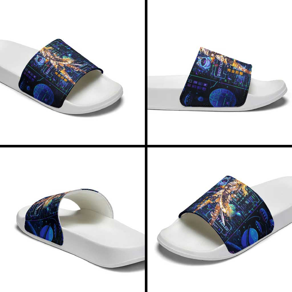 Darkness Lalatina Slide Sandals Retro Anime RPG Interface Style