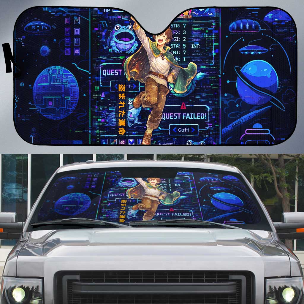 Kazuma Steal Skill Auto Sun Shade Retro Anime RPG Interface Style