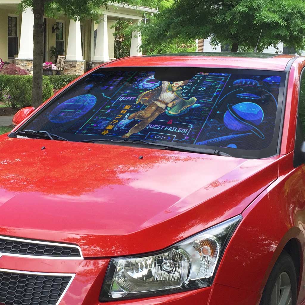 Kazuma Steal Skill Auto Sun Shade Retro Anime RPG Interface Style