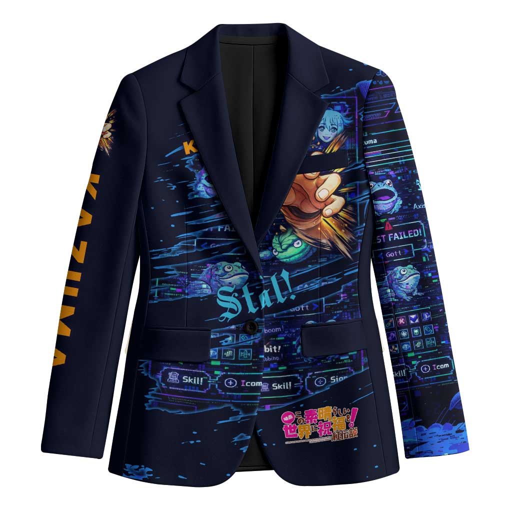 Kazuma Steal Skill Blazer Retro Anime RPG Interface Style