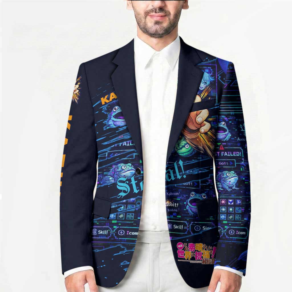 Kazuma Steal Skill Blazer Retro Anime RPG Interface Style