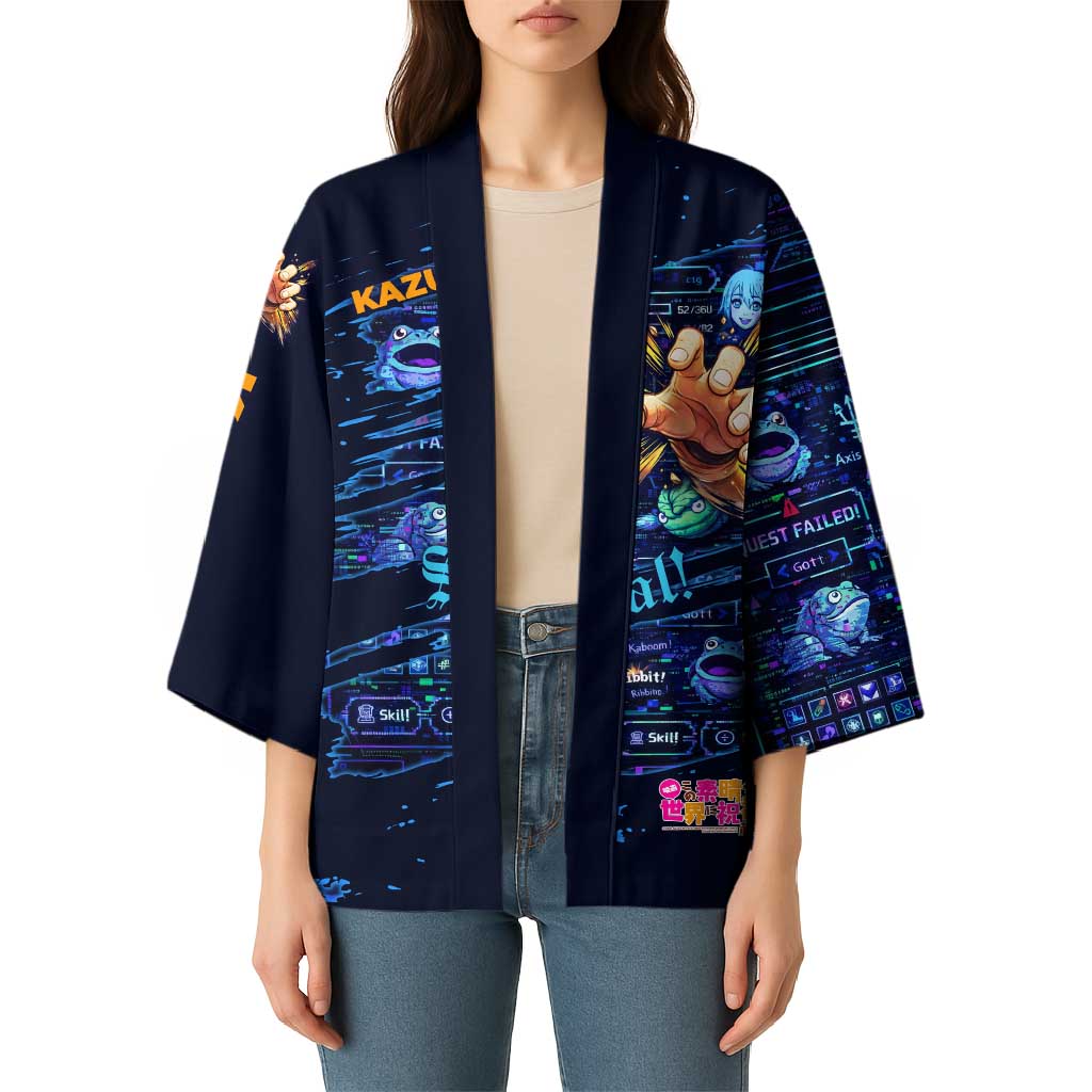 Kazuma Steal Skill Kimono Retro Anime RPG Interface Style