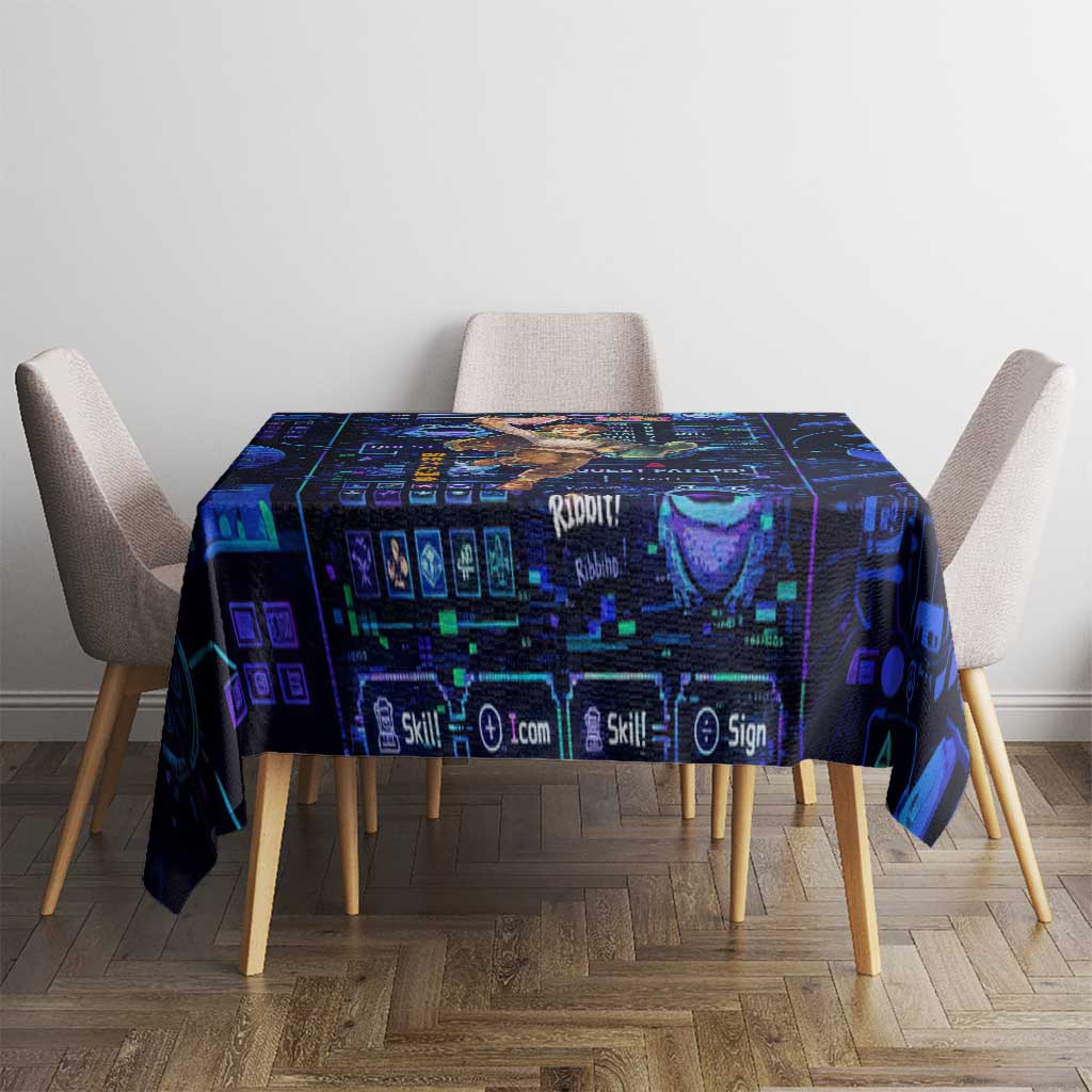 Kazuma Steal Skill Tablecloth Retro Anime RPG Interface Style